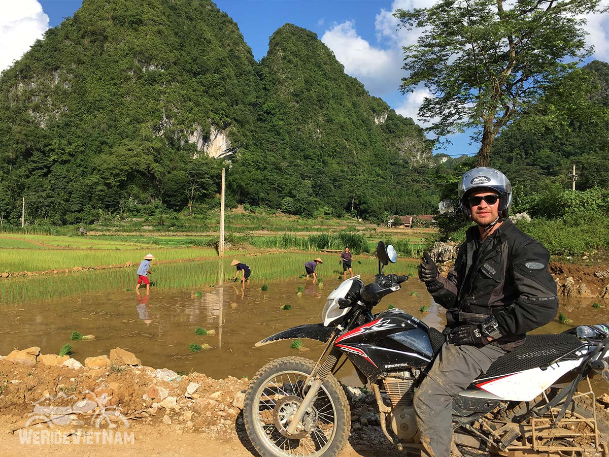 Northeast Vietnam Motorbike Tour off-road tour